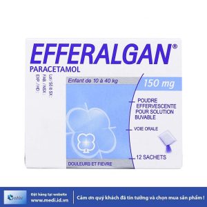 Efferalgan 150mg- Giảm đau, hạ sốt (H/12 gói) | France