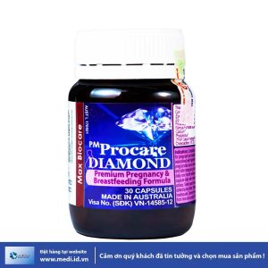 <b>Procare diamond</b> Dưỡng chất thiết yếu cho mẹ và thai nhi ( 30 viên)| <b><span style="color: green">Úc</span></b>
